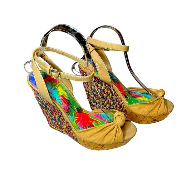 Gianni Bini New Wedge Platform Sandals Size 7.5 - Picture 3 of 6